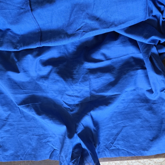 Lilly Pulitzer Isleen Blue Skirted Cotton Romper Womens Size 16 NWOT - Picture 12 of 14